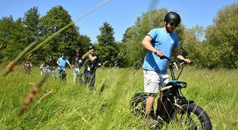 Randonnée en trottinette électrique à Saint-Arnoult près de Deauville
