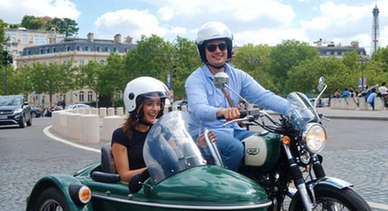 Billet Balade découverte en side-car à Paris