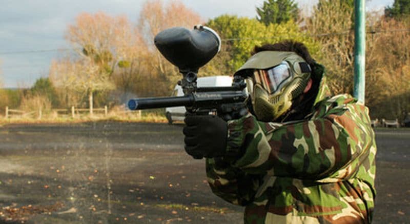 Paintball enfant à Saint-Arnoult près de Deauville
