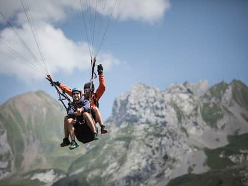 Baptême de parapente au Grand-Bornand