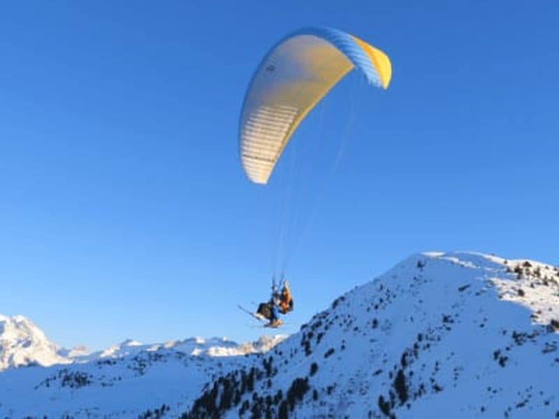Billet Parapente hivernal biplace à Méribel, Les 3 Vallées