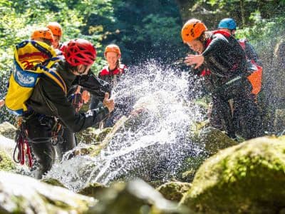 Canyoning dans le torrent Rio Nero près du lac Ledro
