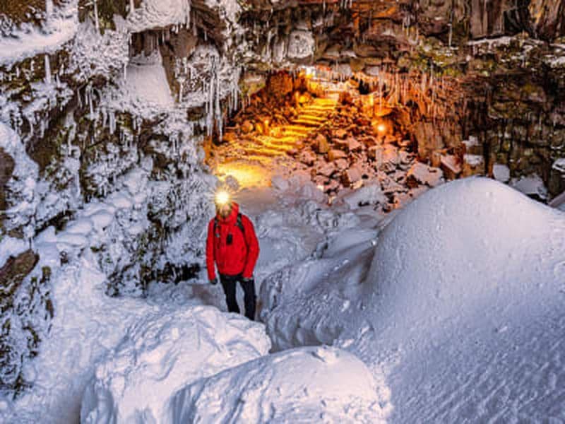 Excursion à cheval et spéléologie au départ de Reykjavík