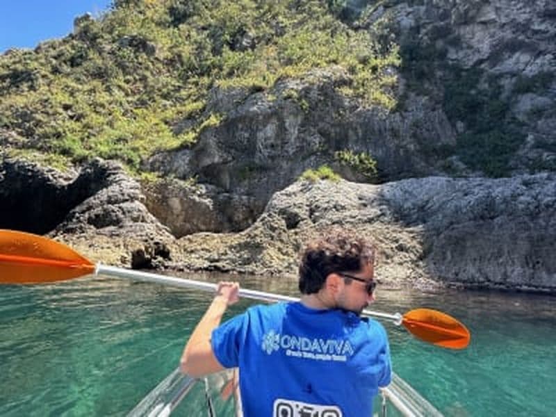 Excursion en kayak transparent à Taormine, en Sicile