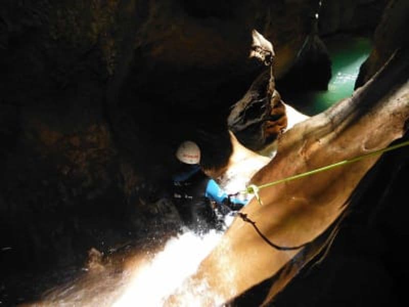 Canyon de Valcarlos de nuit, au Pays Basque
