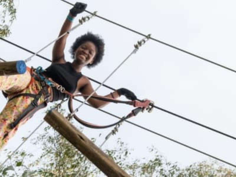 Randonnée accrobranche à Stellenbosch, près du Cap