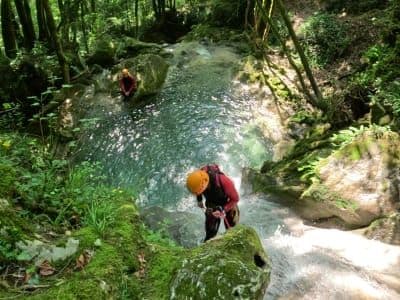 Billet Canyoning dans la rivière de Chaley entre Lyon et Chambéry
