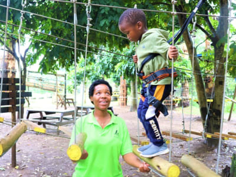 Accrobranche à Pietermaritzburg près de Durban, Kwazulu-Natal