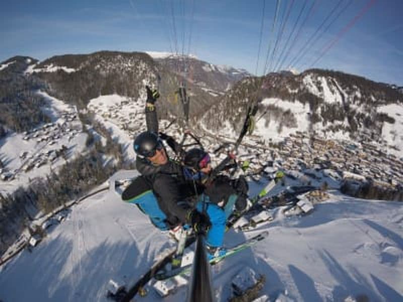 Billet Baptême de parapente en hiver à La Clusaz