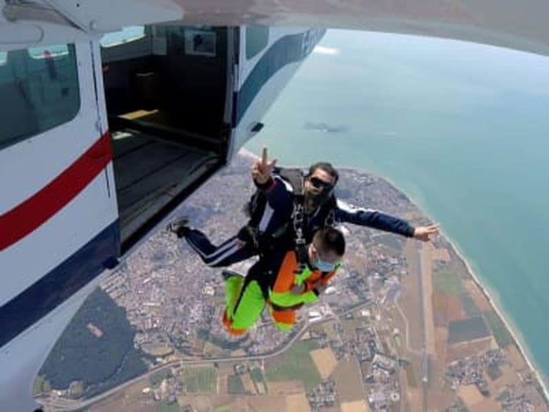 Saut en parachute tandem entre Etretat et Le Havre