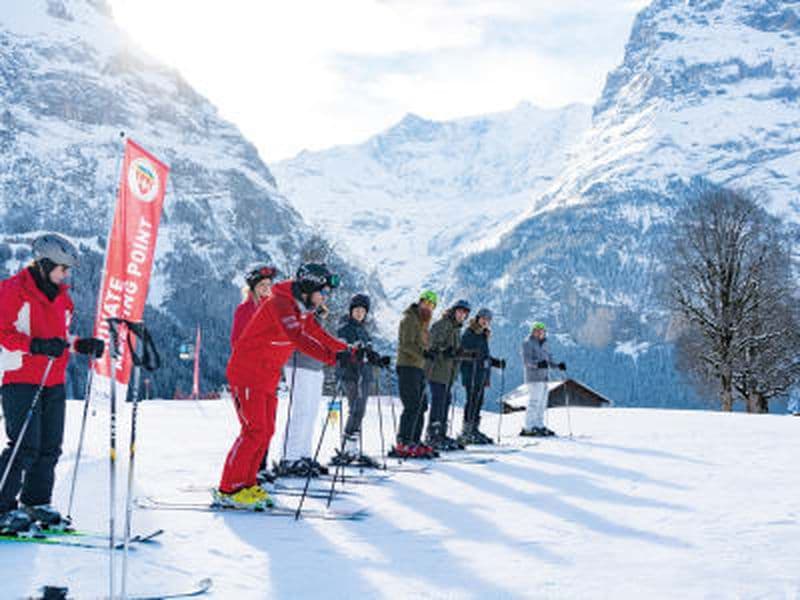 Cours de ski pour débutants à Grindelwald depuis d'Interlaken