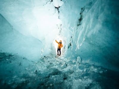 Excursion de spéléologie dans les grottes de glace du glacier Vatnajökull
