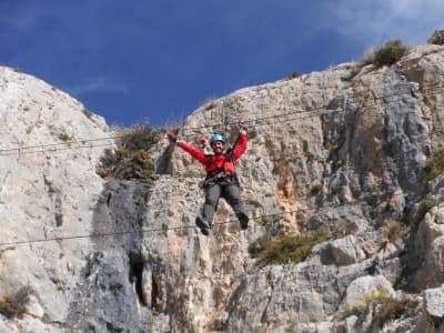 Via ferrata de Salvatierra à Villena, Alicante