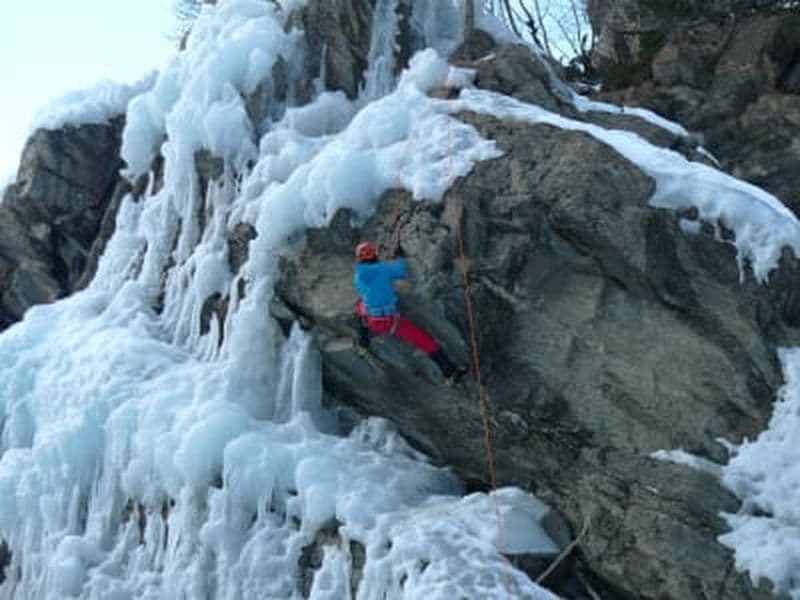 Billet Initiation Escalade sur Glace à Cogne