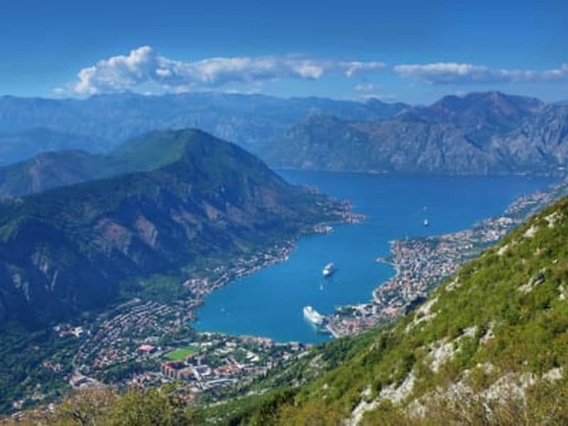 Visite privée à vélo de la baie de Kotor au Monténégro