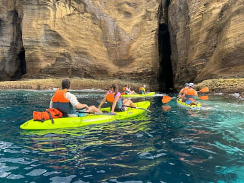 Excursion guidée en kayak de mer à l’îlot Vila Franca do Campo, São Miguel, Açores