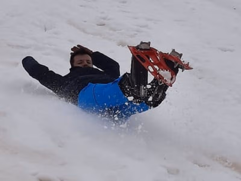 Excursion en raquettes et luge à Saint Lary