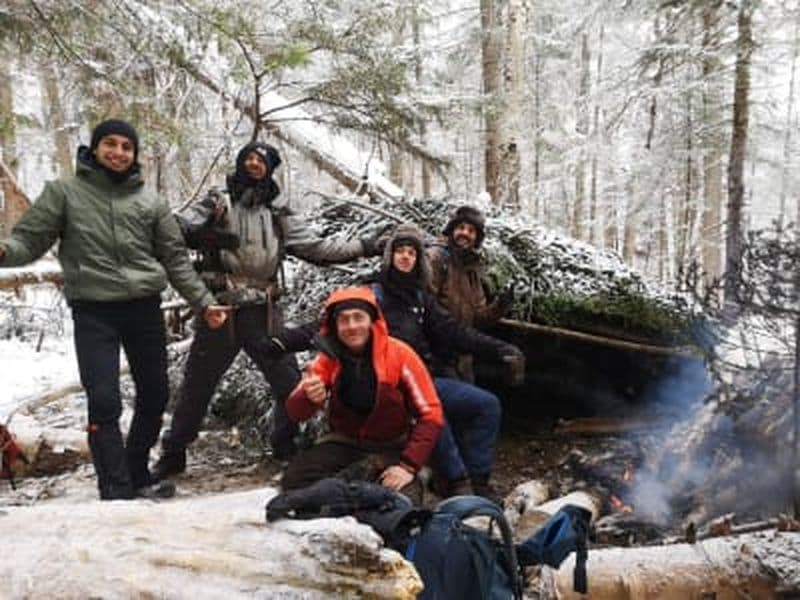 Initiation à la survie dans les Laurentides, à Val-des-Lacs