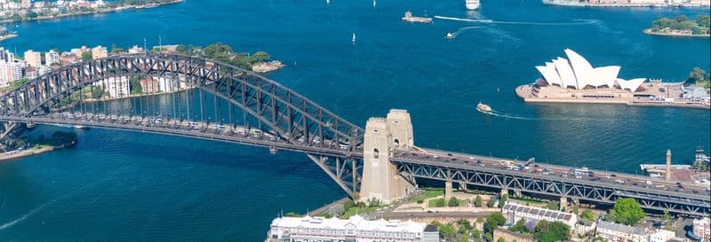 Balade en hélicoptère au-dessus de Sydney
