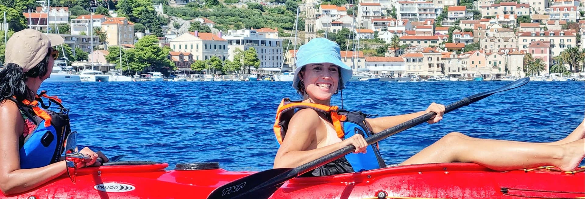 Balade en kayak autour des îles Infernales