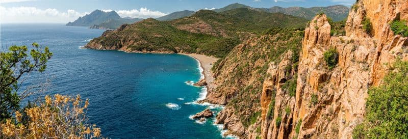 Excursion en bateau aux calanques de Piana