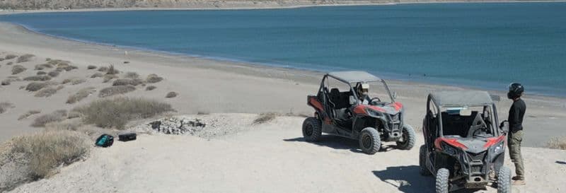 Balade en buggy sur la plage de Tecolote ou El Coyote