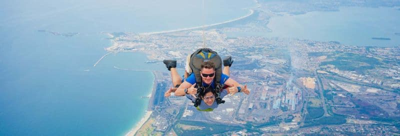 Saut en parachute à Sydney