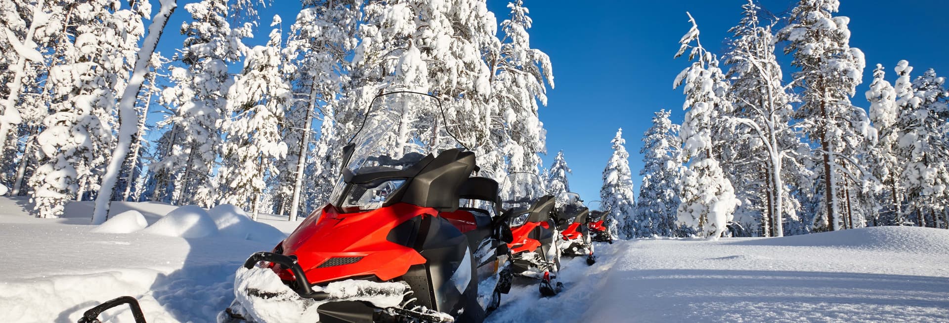 Balade en motoneige à Kiruna