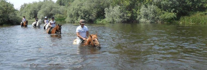 Billet Balade à cheval sur les berges de la rivière Tormes