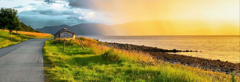 Randonnée autour du fjord de Trondheim