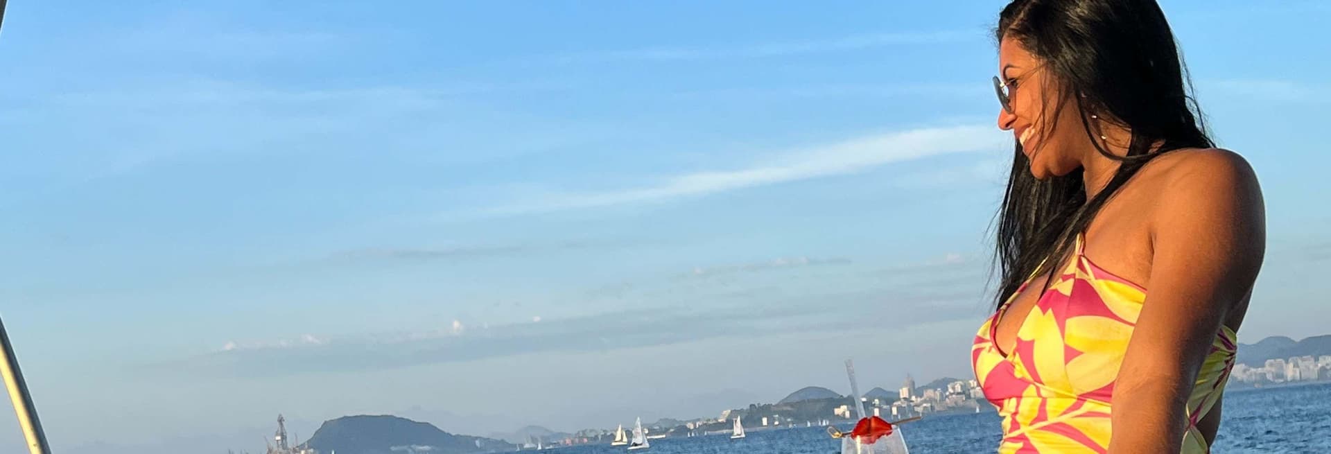 Balade en bateau dans la baie de Guanabara