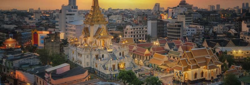 Balade en tuk-tuk de nuit dans Bangkok avec repas à Chinatown