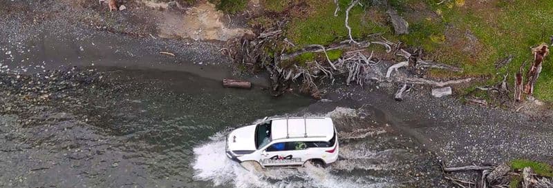 Excursion en 4x4 à Puerto Almanza et Punta Paraná