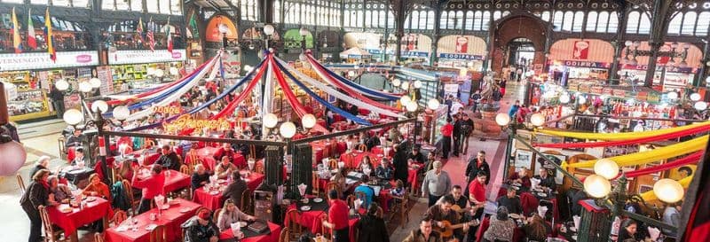 Free tour à travers les marchés de Santiago
