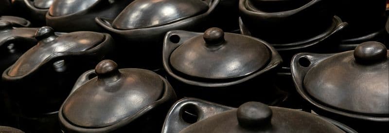 Atelier de céramique noire à La Chamba