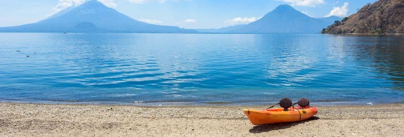 Balade en kayak sur le lac Atitlan