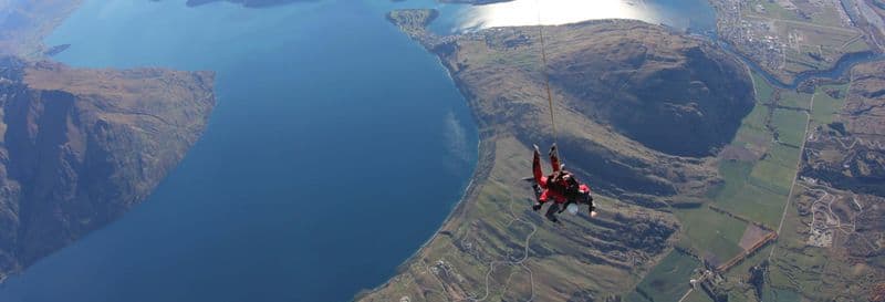 Saut en parachute à Queenstown