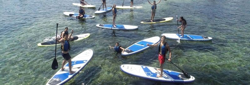Paddle dans la réserve marine du nord de Minorque