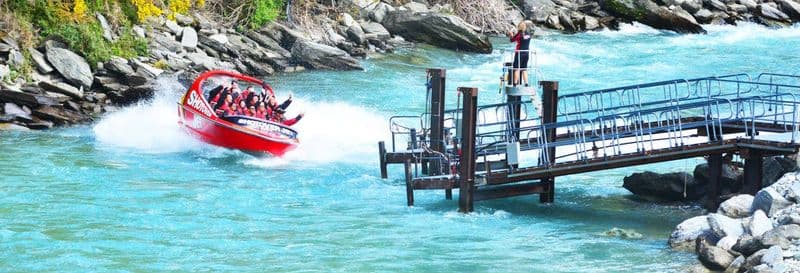 Billet Expérience Jet Boat + Visite de Queenstown en 4x4