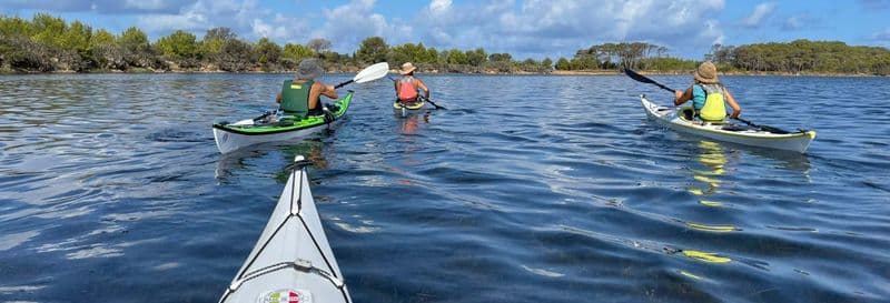 Balade en kayak sur le Grand étang de Marsala