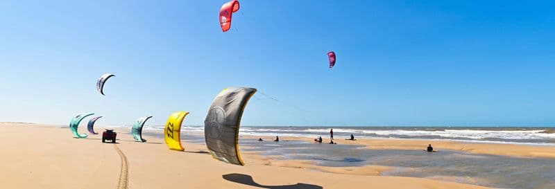 Kitesurf sur l'Ilha das Canárias
