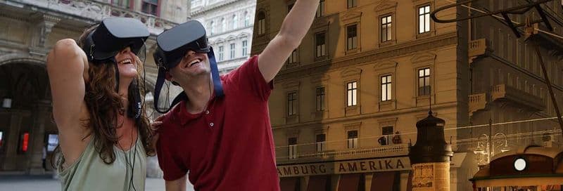 Visite dans Vienne avec casque de réalité virtuelle