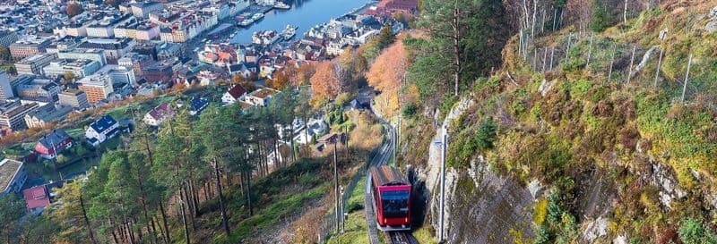 Billet Itinéraire privé de randonnée sur les monts Fløyen et Rundemanen