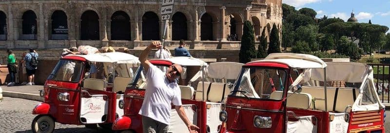 Visite de Rome en tuk tuk