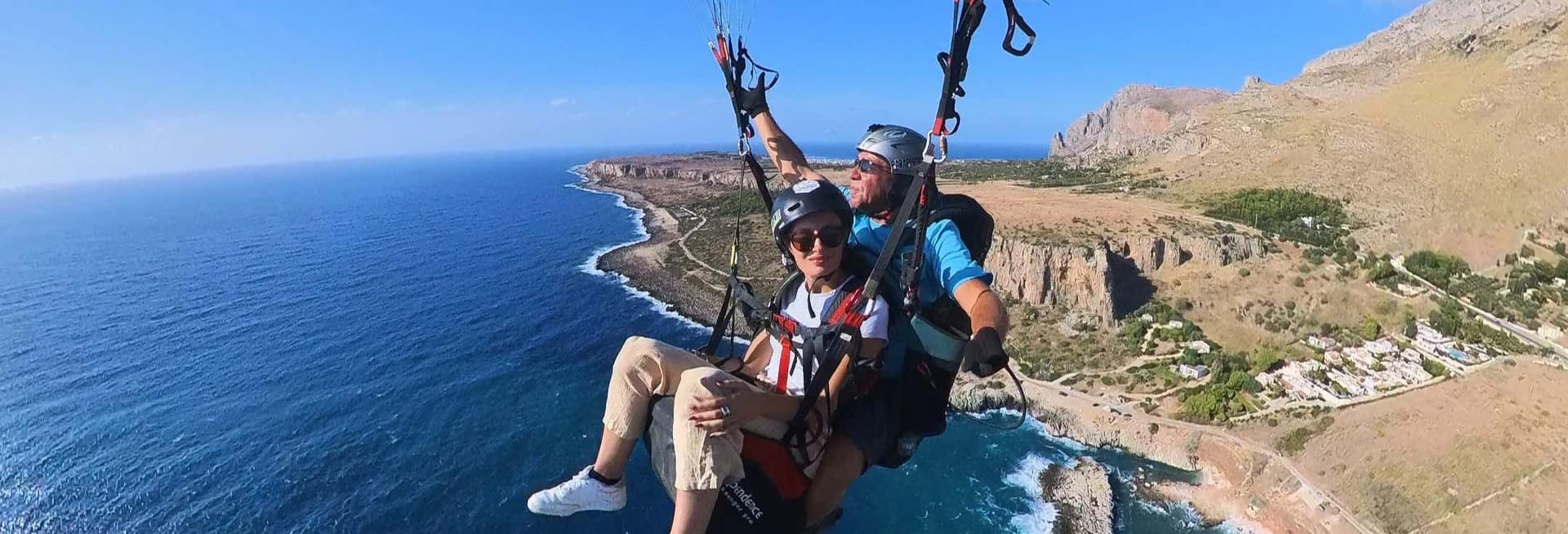 Vol en parapente au-dessus de Palerme
