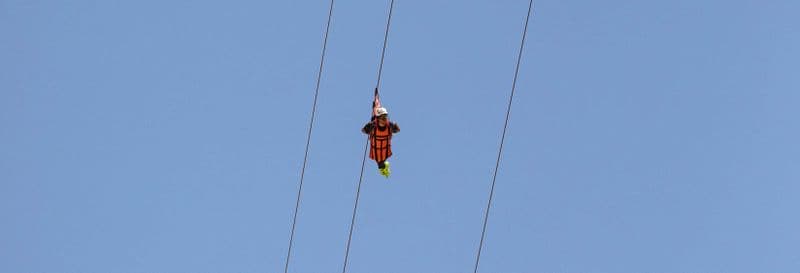 Tyrolienne de Musandam