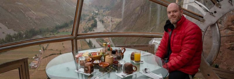 Déjeuner au Skylodge + Via ferrata et tyrolienne