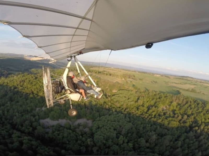 Initiation au pilotage en ULM Pendulaire à Coltines (15)