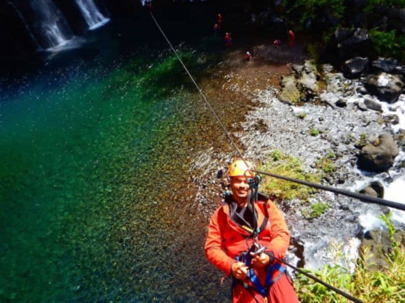 Canyoning Ti Grain Galet à la Réunion