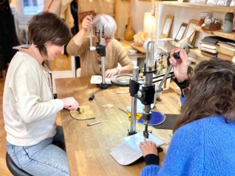 Billet Atelier création d'un sac en cuir original près de Nantes (44)